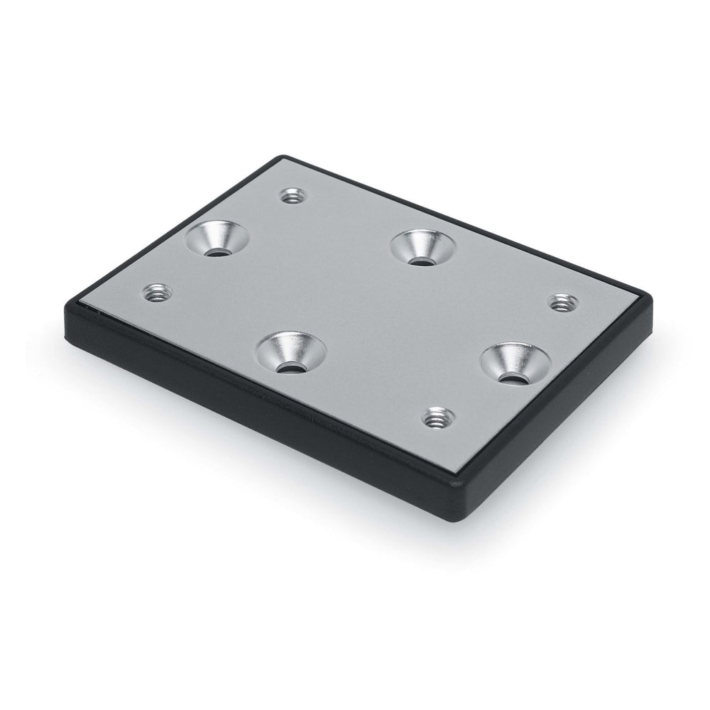 Cannon Rod Holder Deck Mounting Plate keeps downriggers stable on gunwale or transom