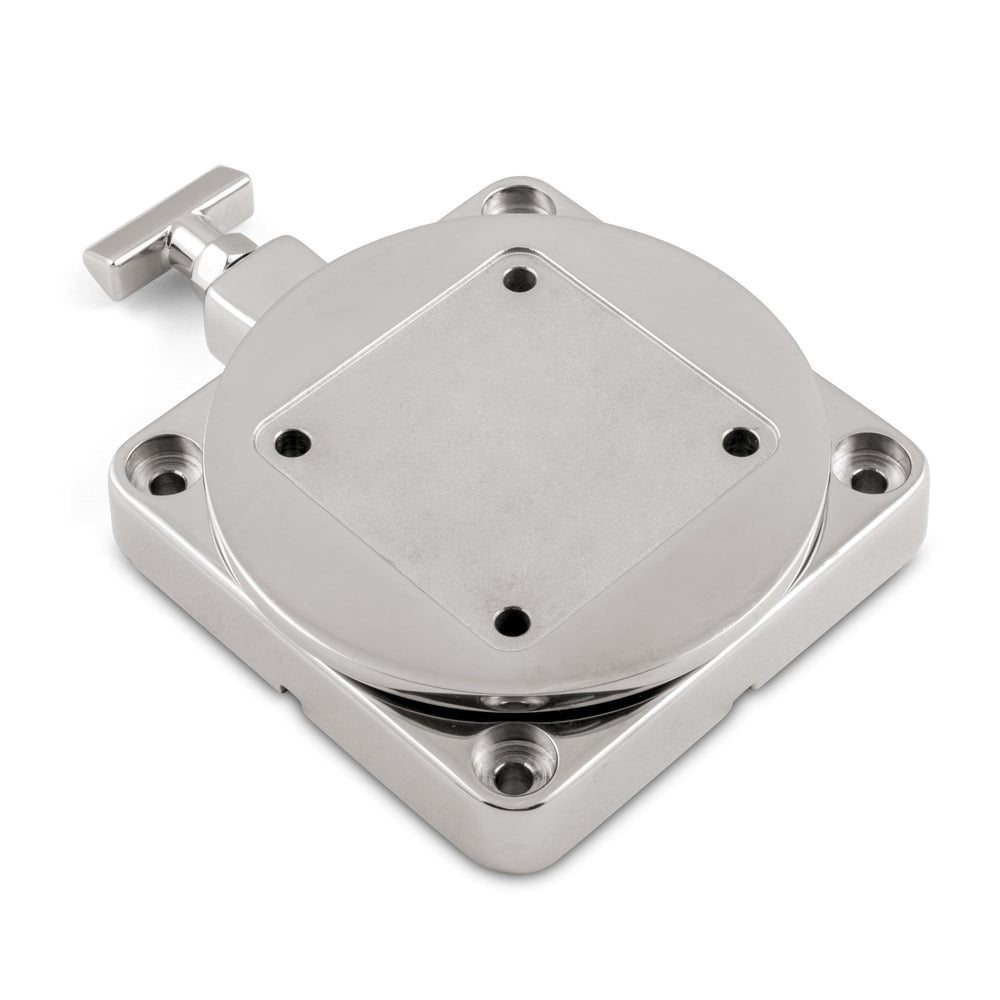Cannon rotation 22.5 degree swivel base enables precise downrigger positioning.