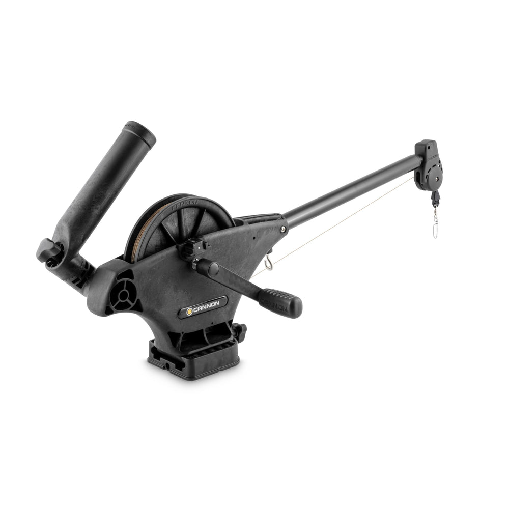 Cannon Uni-Troll 5 downrigger cable provides durable depth control for trolling.