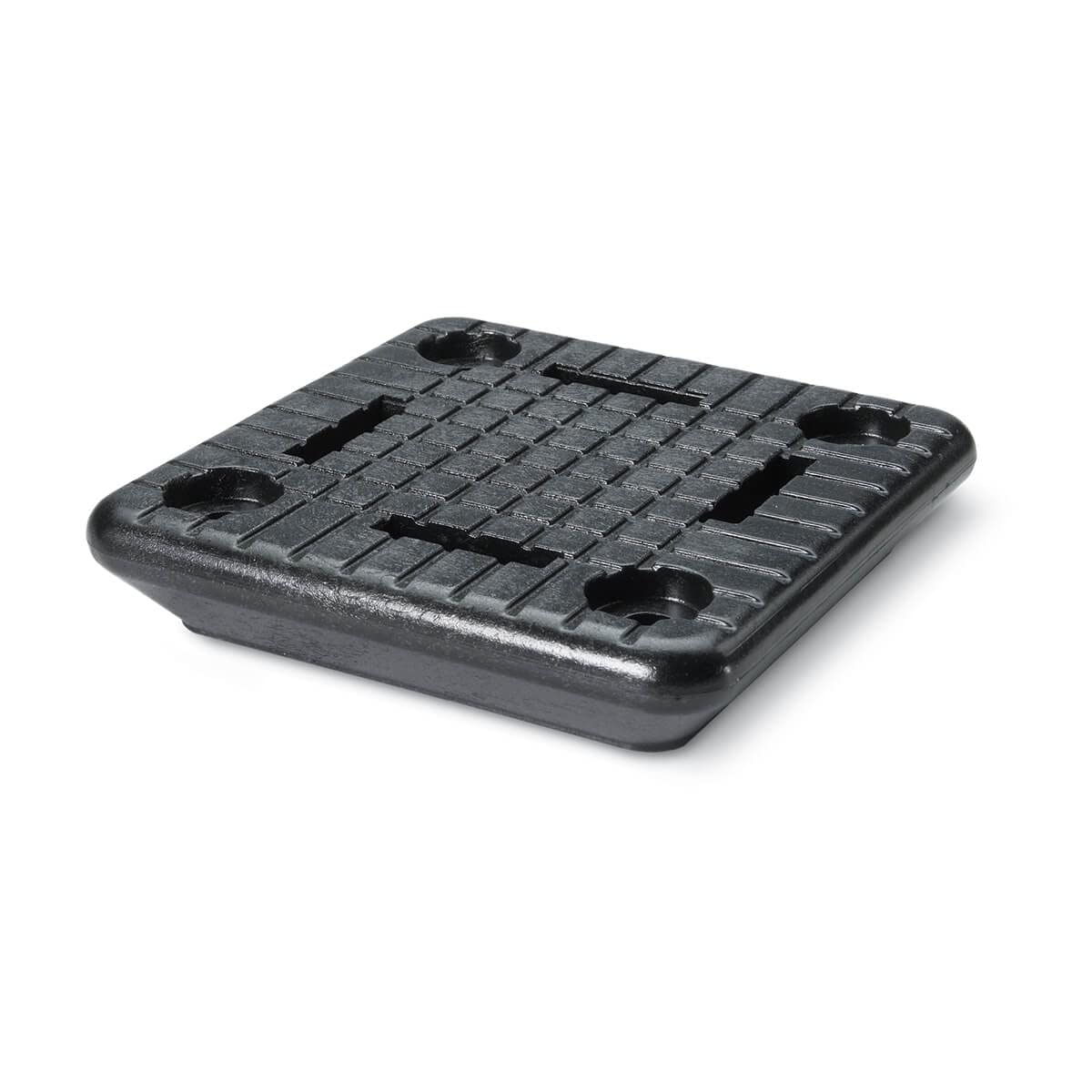 Cannon Uni-Troll mounting base in black composite, rugged and durable for secure downrigger setup.