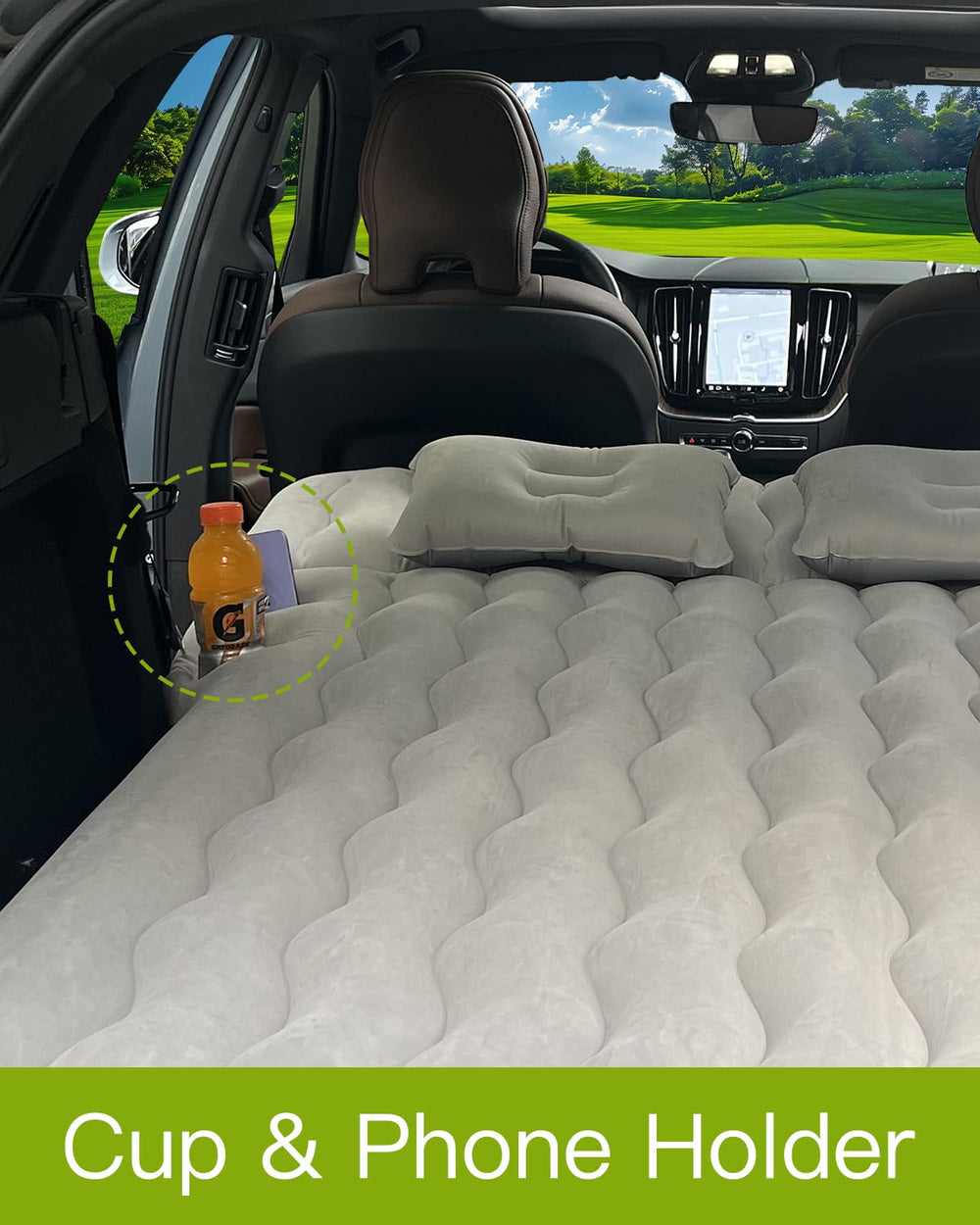 Canodoky SUV air mattress electric pump enables quick inflation.