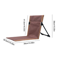 Canoe Chair with soft seat and backrest delivering comfortable seating.