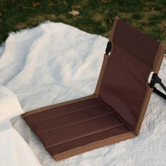 Canoe Chair with waterproof fabric ready for all-weather outdoor use.