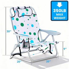 Canpsky chair headrest provides neck support for comfortable lounging.