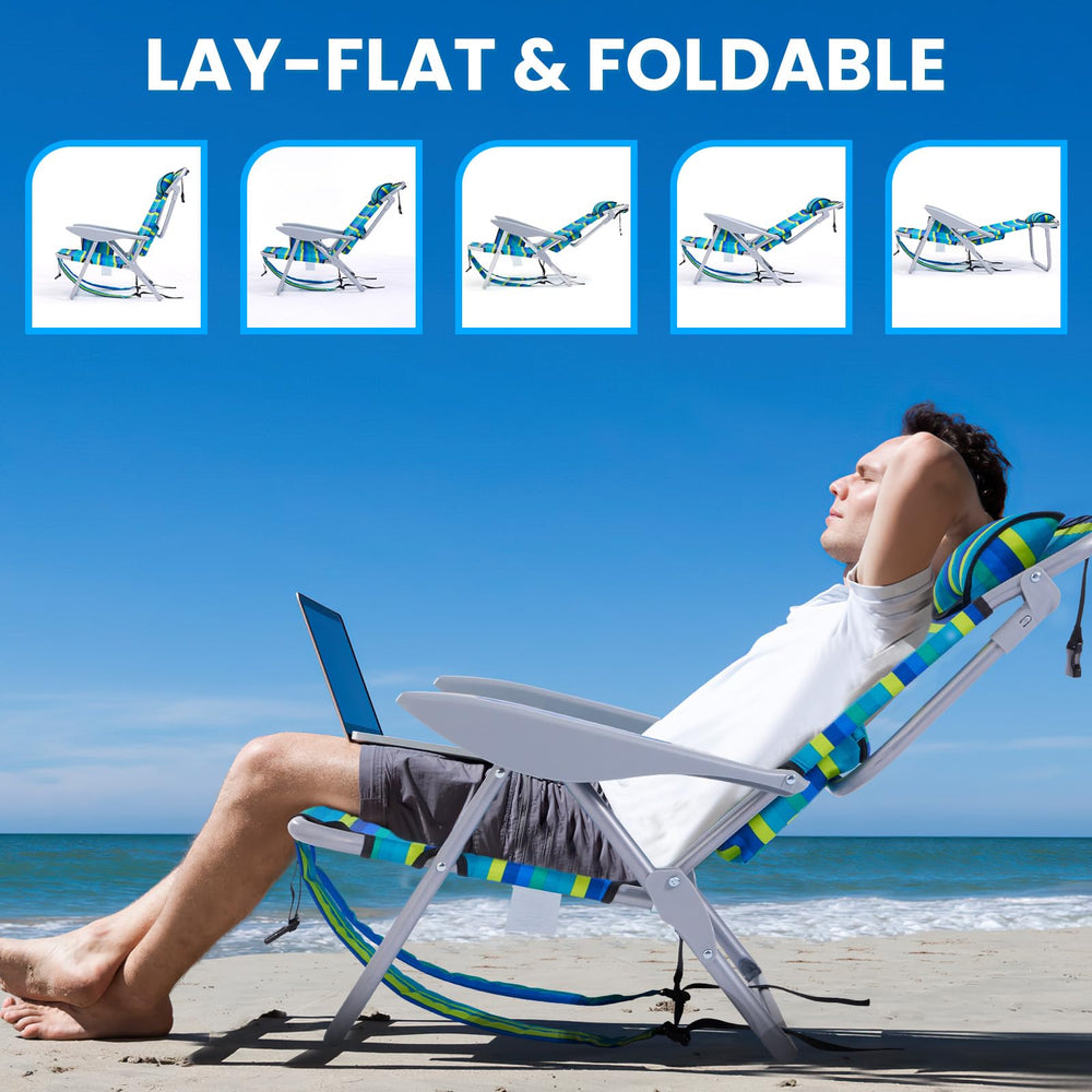 Canpsky foldable backpack chair designed for easy carrying