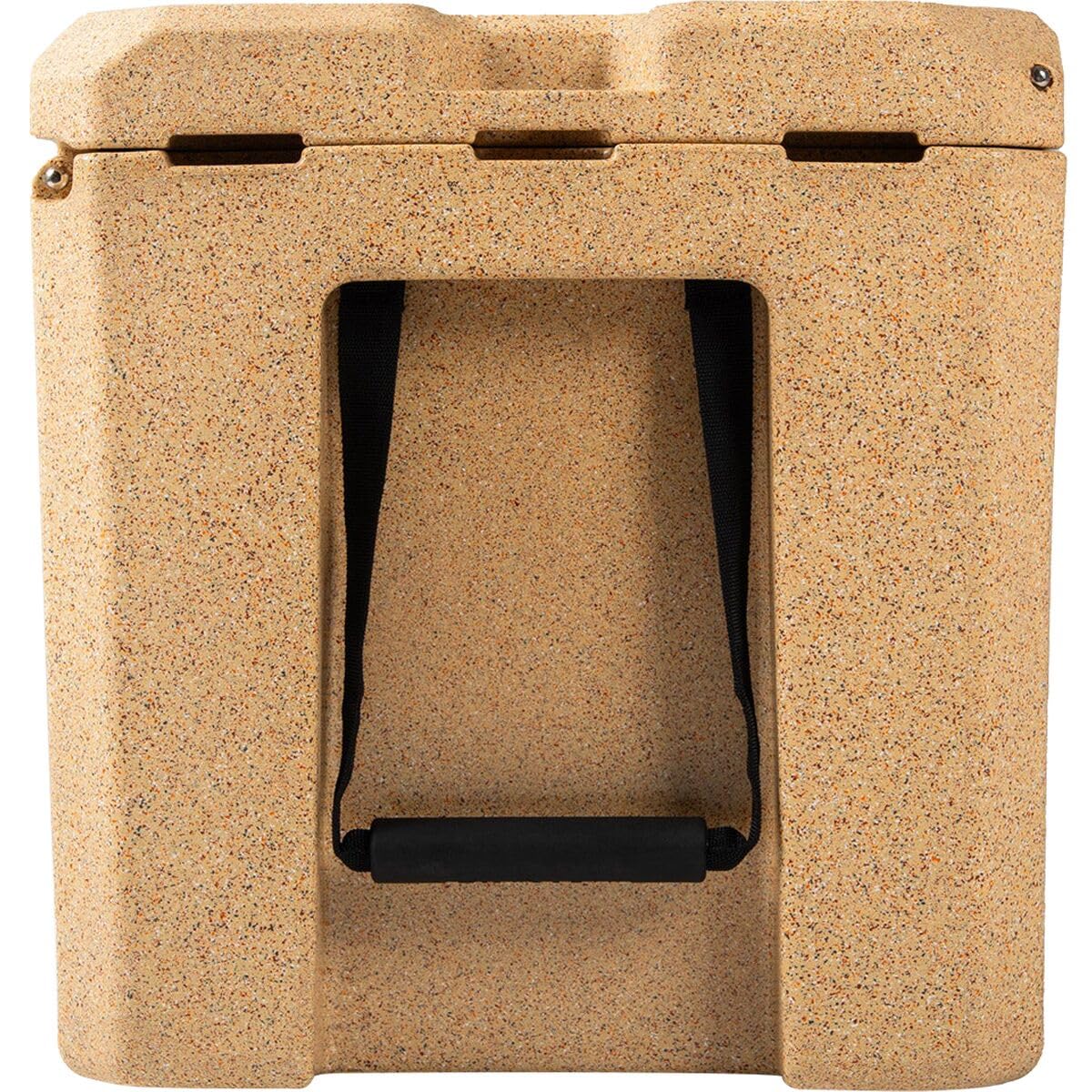 CANYON COOLERS Outfitter 55qt V2 Sandstone, 2-inch tie-down slots keep it secured.