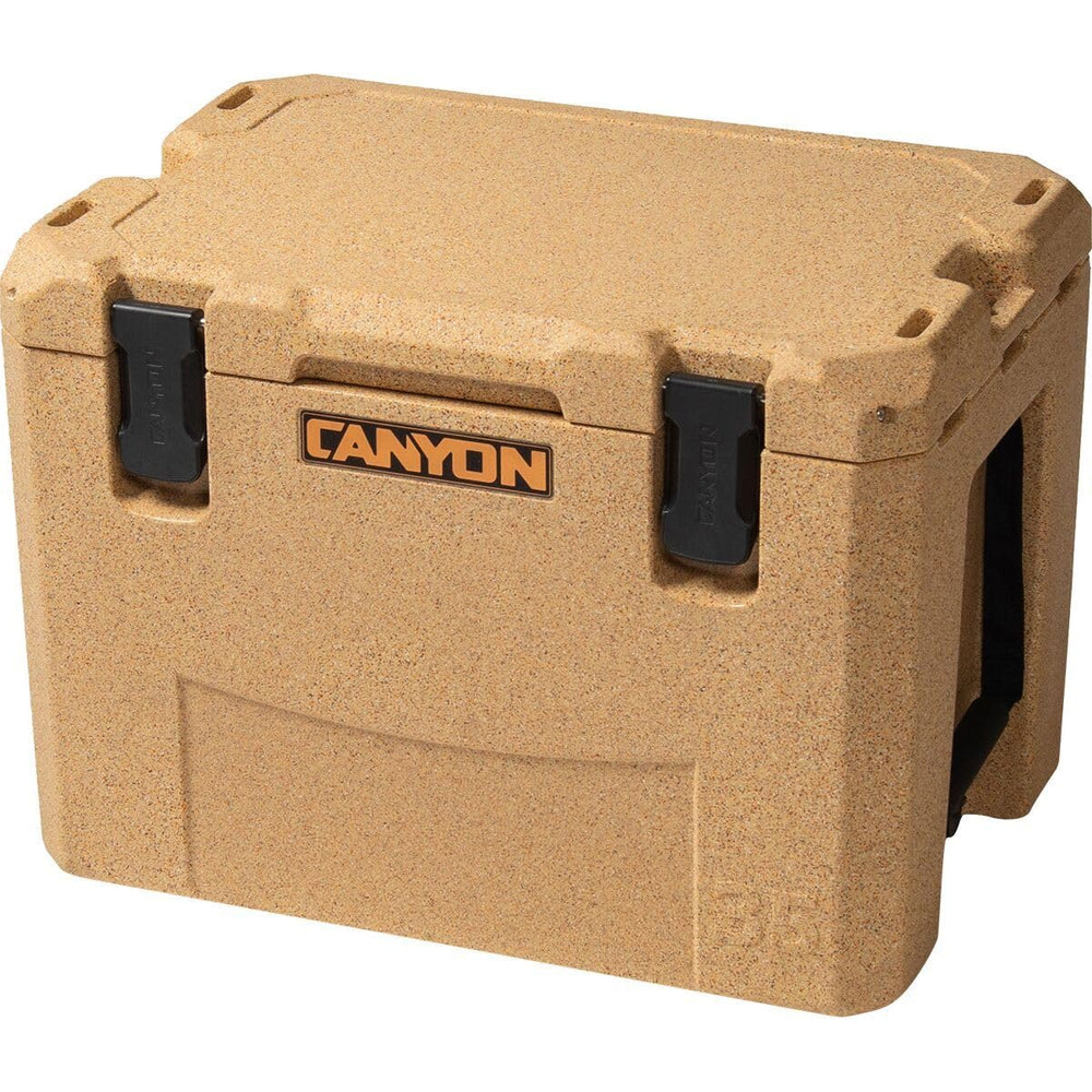 Canyon Outfitter V2 35qt sandstone side panels for rugged outdoor use