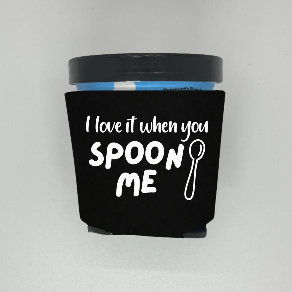 Capital City Commerce foam holder for ice cream in black, collapsible for storage.