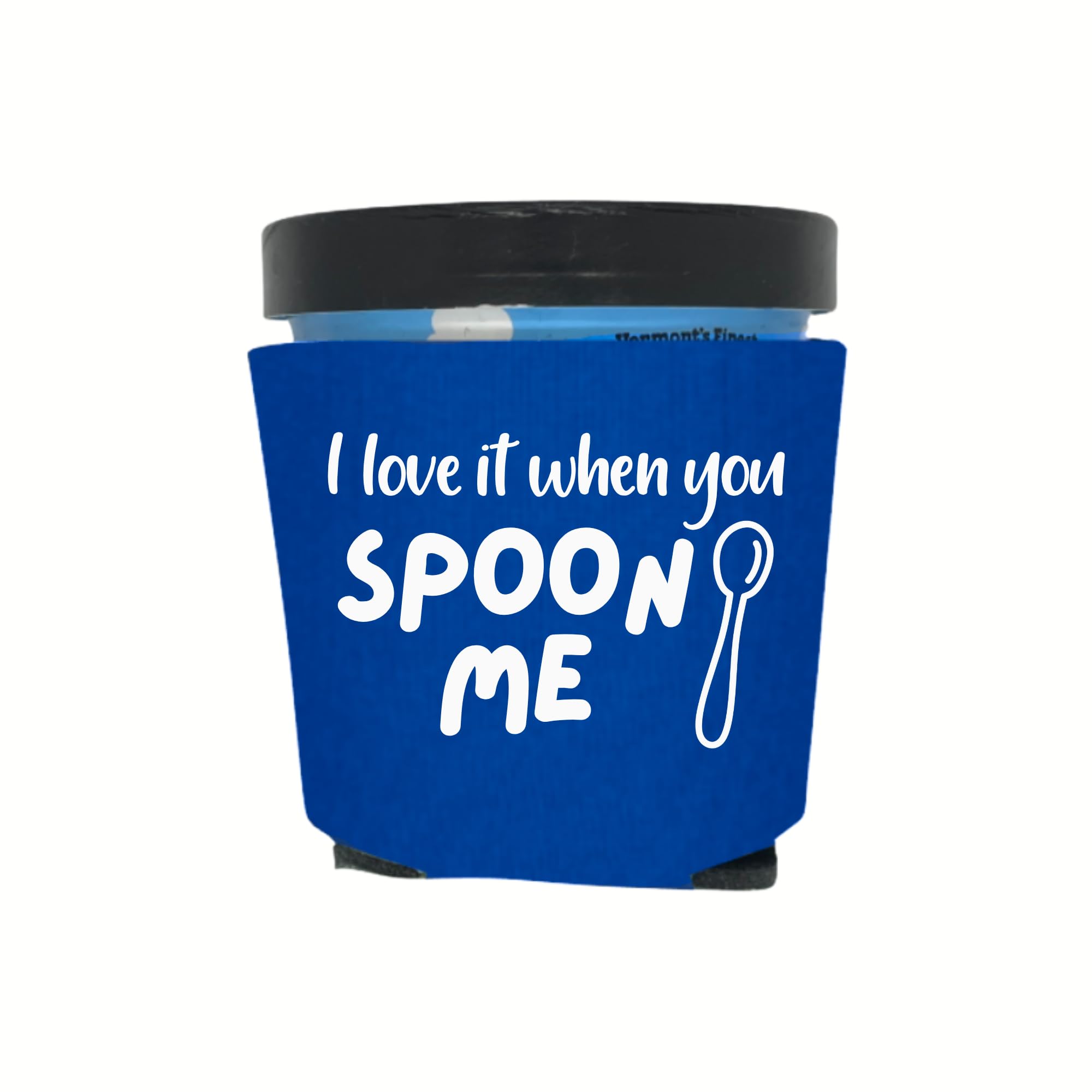 Capital City Commerce Ice Cream Pint Cooler in royal blue keeps desserts cold while you scoop
