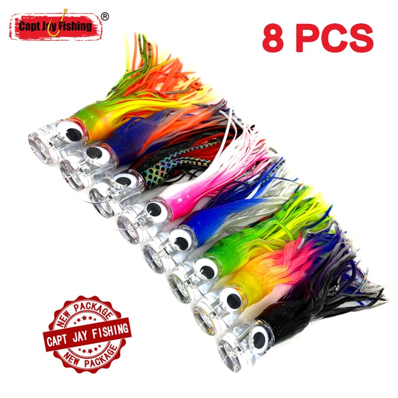 Capt Jay Fishing lure colors mixed eight colors for billfish attraction.