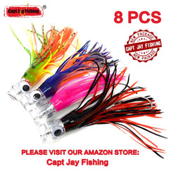 Capt Jay Fishing offshore big-game trolling lure in action.