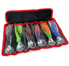 Capt Jay 9-inch trolling lure – 8-piece package, mixed colors