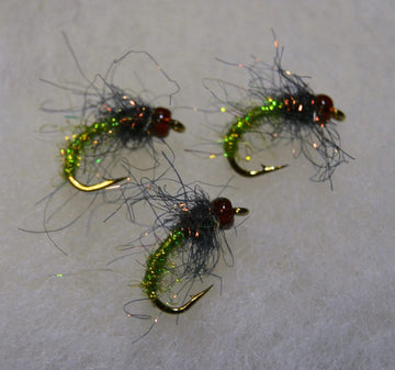 Capt. Ken's Tungsten bead heads in three colors and sizes