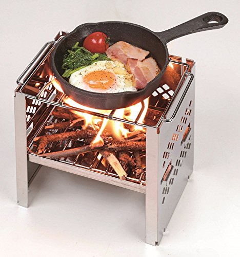 Captain Stag chrome-plated iron plate delivers durable construction