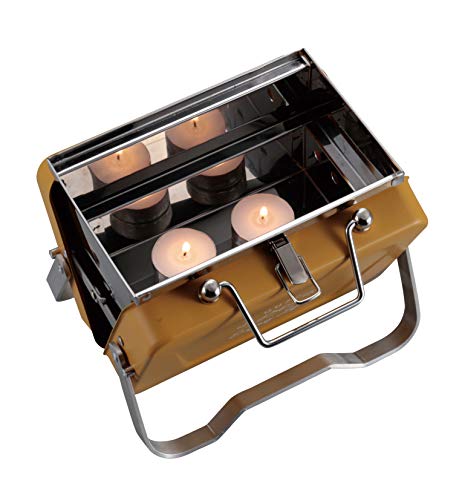 Captain Stag Monte UG-80 perforated plate enables efficient burn control.