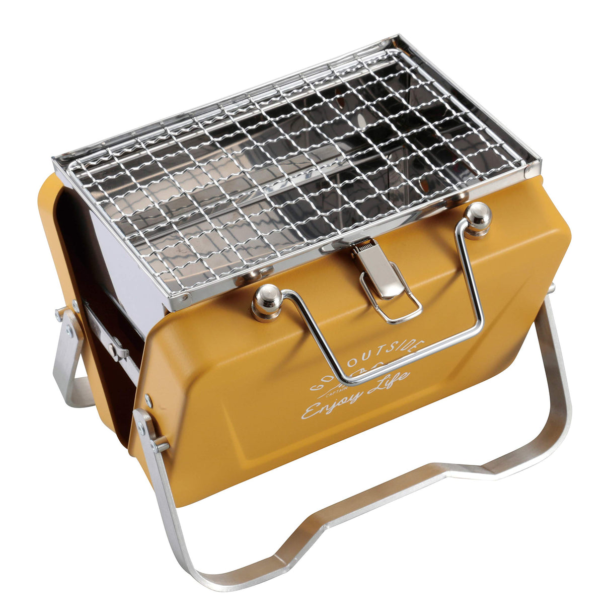Captain Stag Monte UG-80 tabletop-stove ready for compact outdoor grilling.