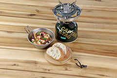 Captain Stag Monte UP-2649 Shera Cup Lid ready-to-use for outdoor meals and storage.