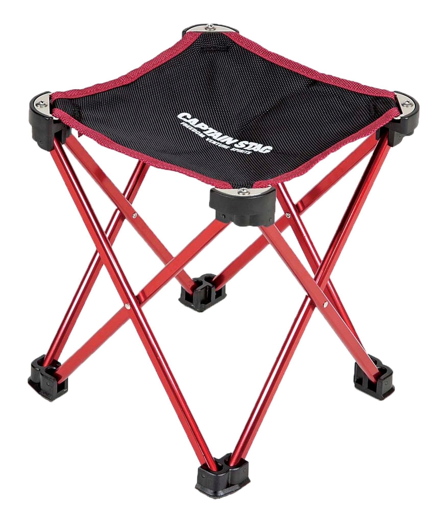 Captain Stag UC-1560 Trekker Micro Easy Chair red, portable seating for treks