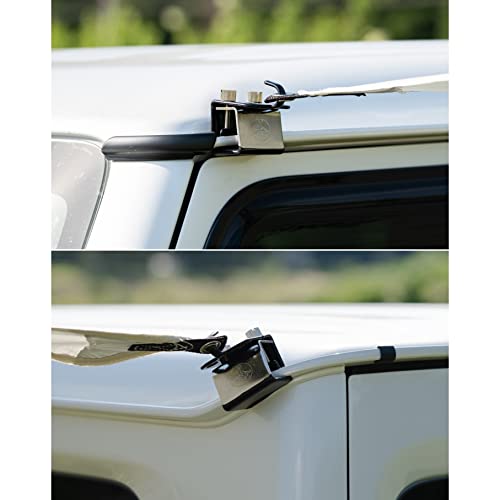 Captain Stag UY-7031 coated contact point reduces car damage risk.