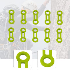 CAQYPVH ten silicone locking rings for versatile climbing rope configurations