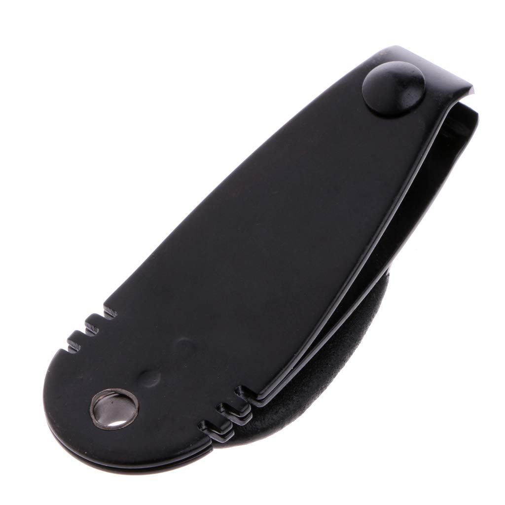 Caralin 3-in-1 fly fishing line nipper - black finish close-up