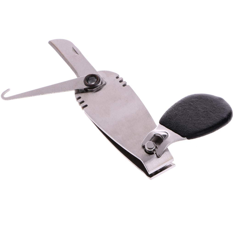 Caralin 3-in-1 fly fishing line nipper - black finish view