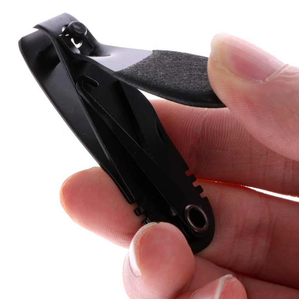 Caralin hook-cleaning tool end of nipper in black