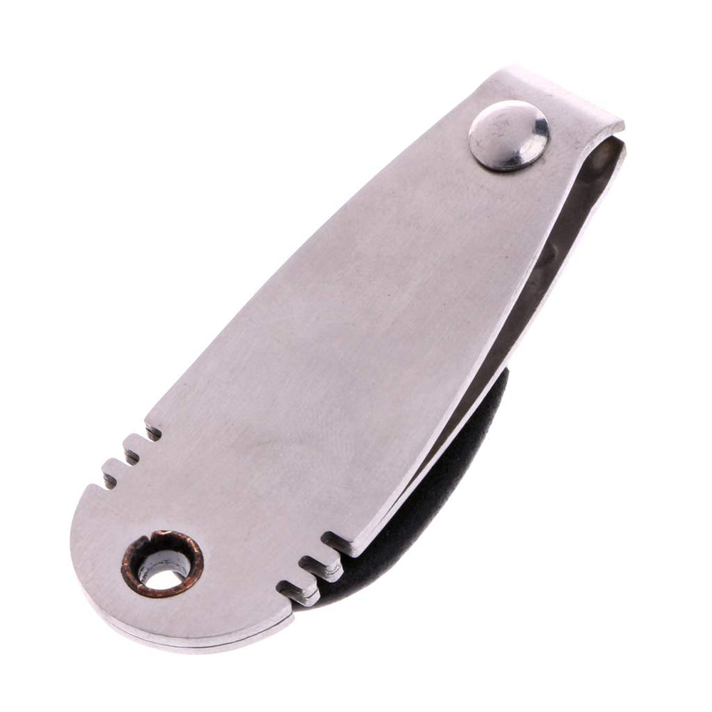 Caralin hook-cleaning tool end close-up in black