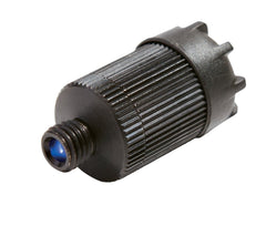 Carbon Express IQ Sight Light showing rheostat control for adjustable brightness.