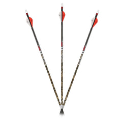 Carbon Express Maxima RED SD Contour 350 arrows in Mossy Oak camouflage for increased concealment and accuracy