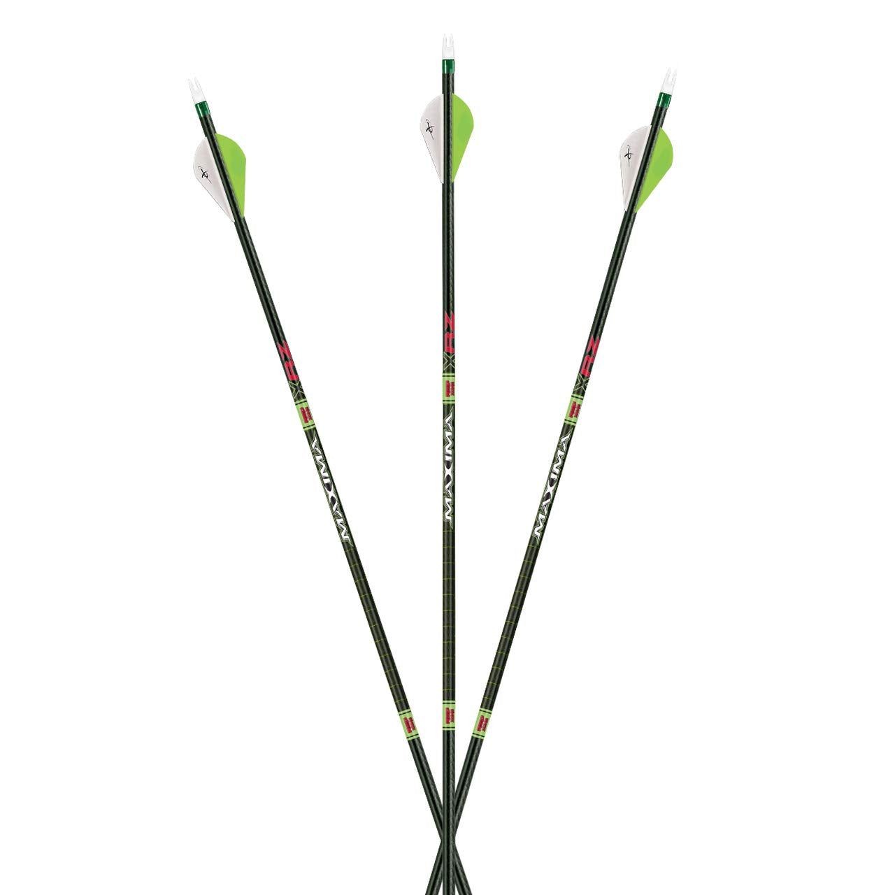 Carbon Express Maxima XRZ 250 arrows assembled for hunting precision and consistency.