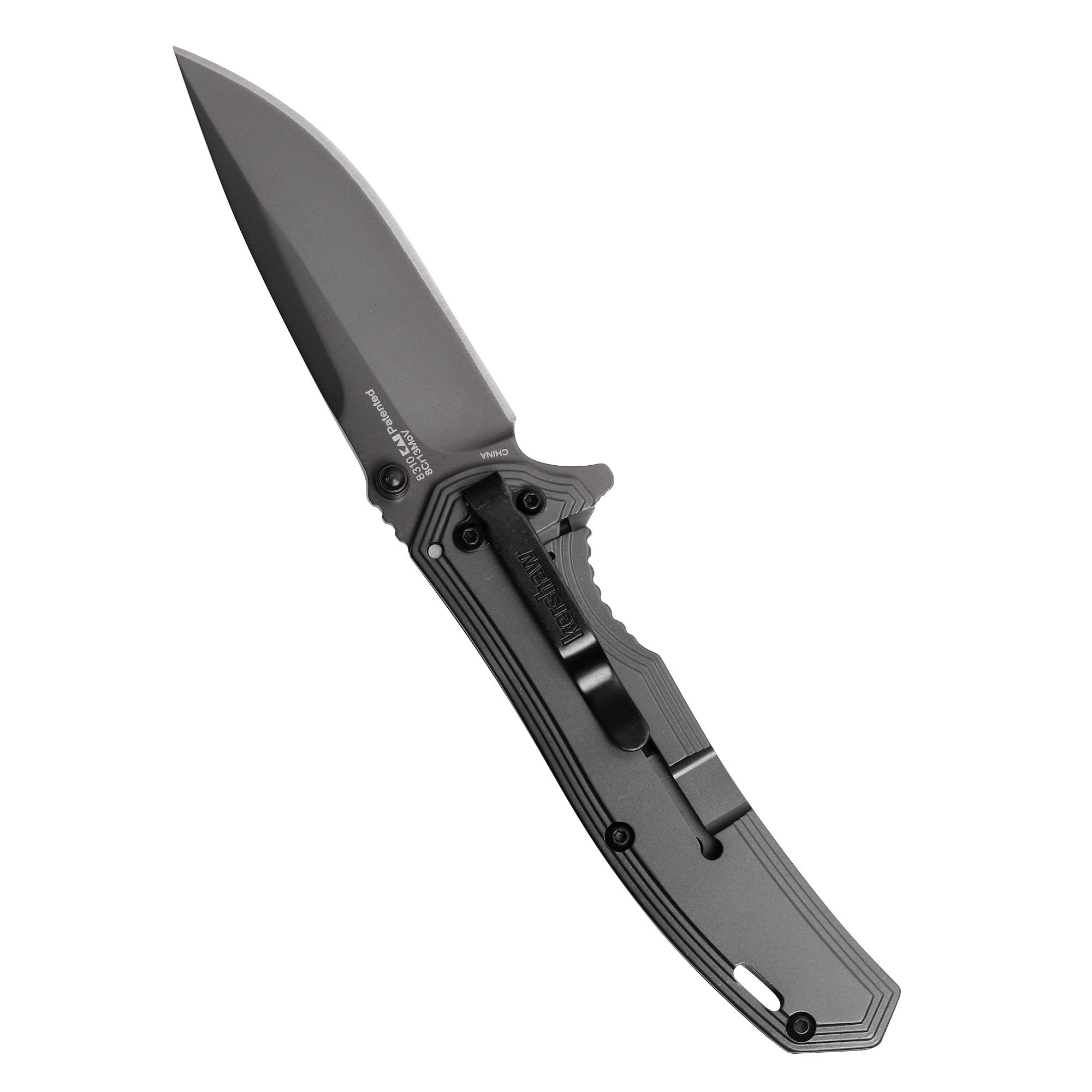 Fringe knife featuring SpeedSafe assisted opening and lanyard hole