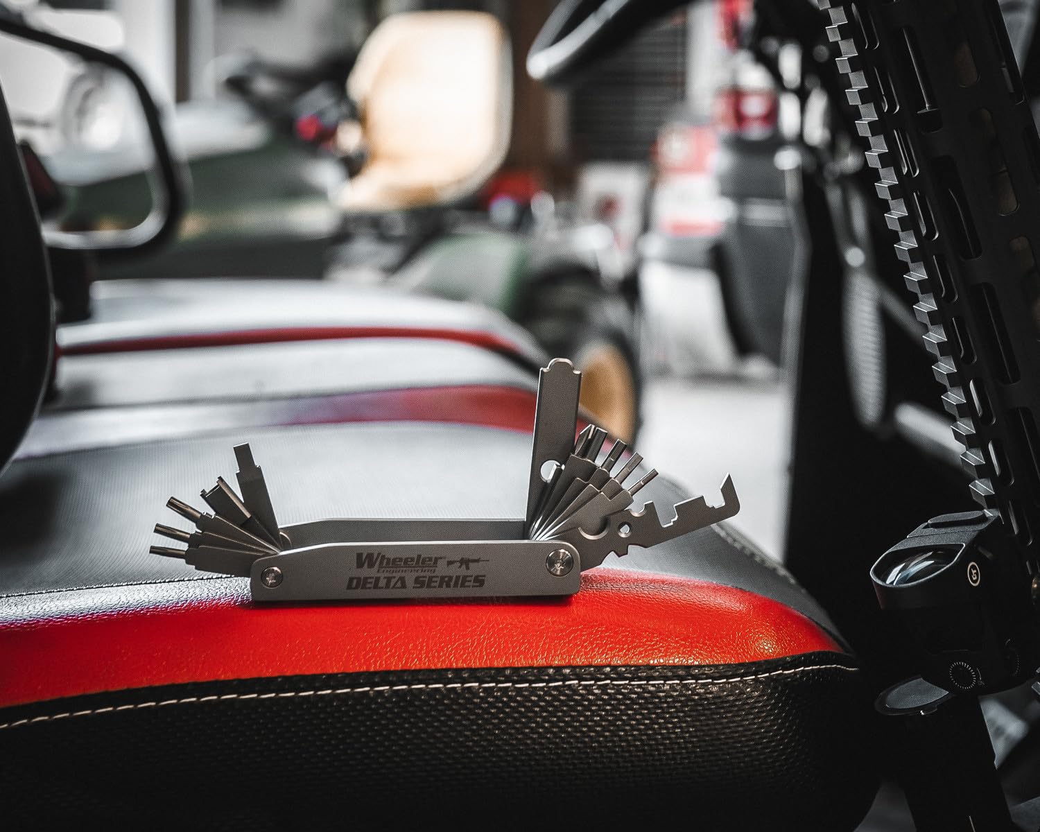 Carbon scraper and front sight tool components