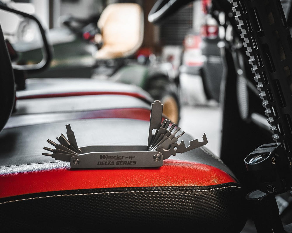 Carbon scraper and front sight tool components