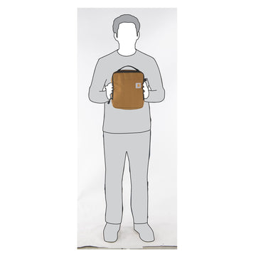 Top haul handle on Carhartt cooler bag for easy carrying on the go