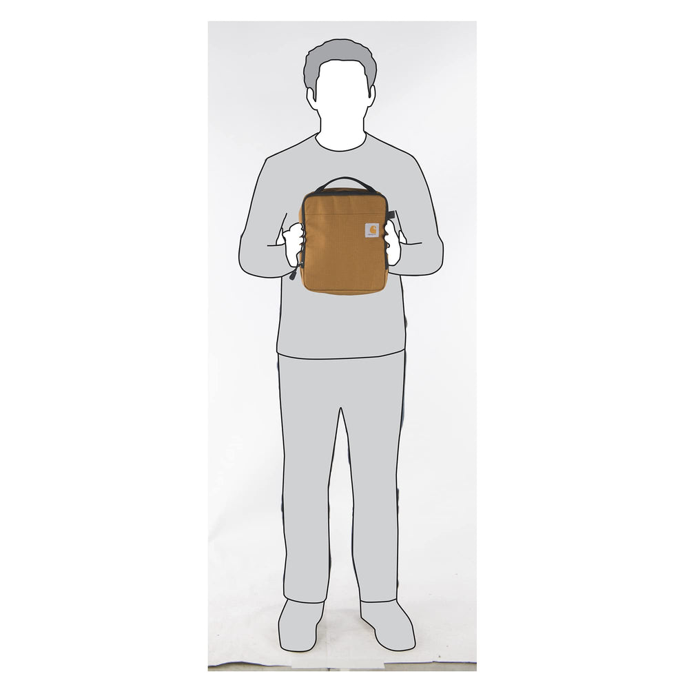 Top haul handle on Carhartt cooler bag for easy carrying on the go