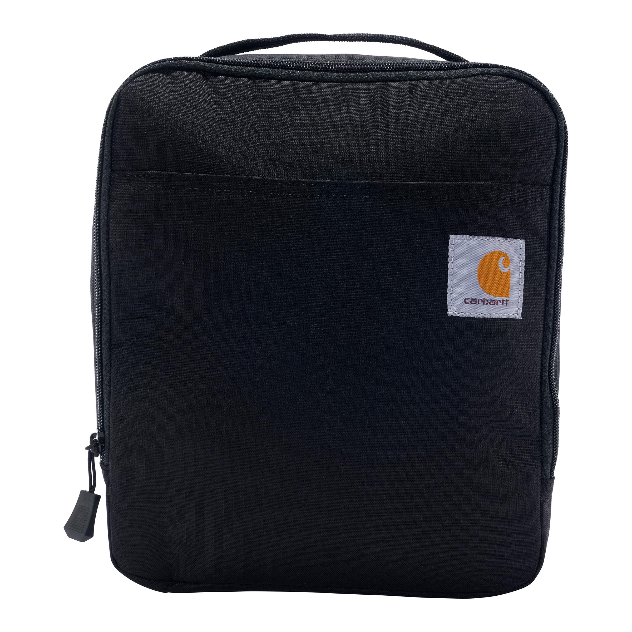 Carhartt Cargo Series Hook-N-Haul cooler bag close-up shows rugged Cordura detail and durability