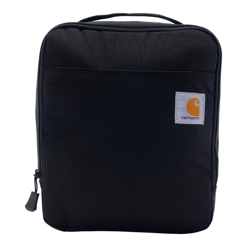 Carhartt Cargo Series Hook-N-Haul cooler bag close-up shows rugged Cordura detail and durability