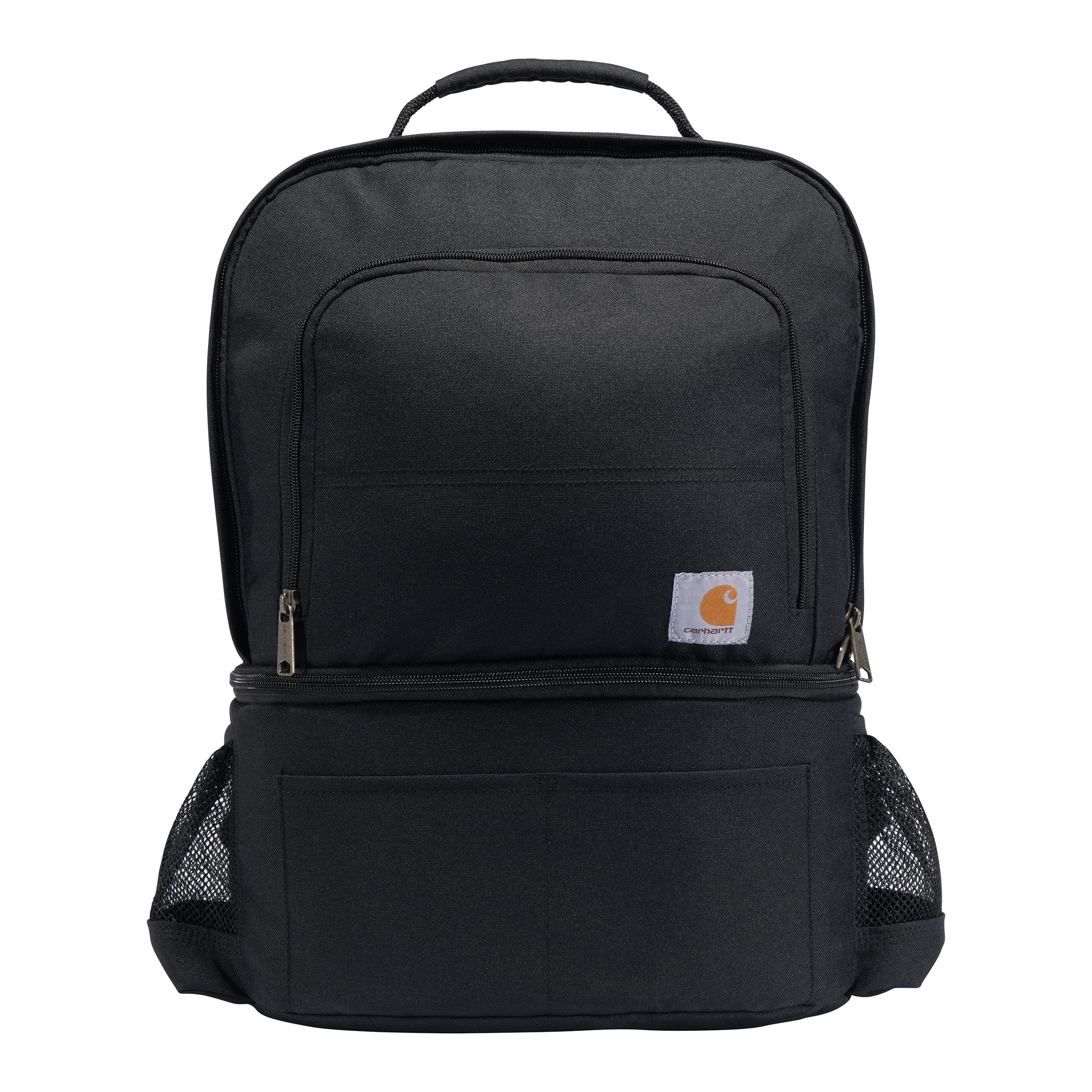 Carhartt Cooler Work Backpack front view showing rugged exterior for daily commuting