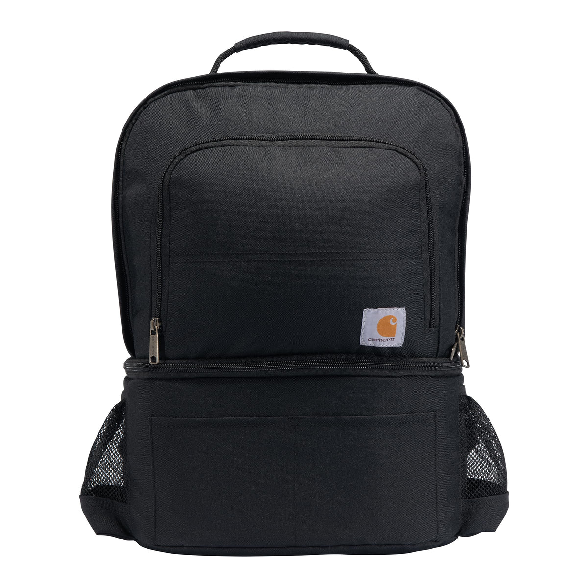 Carhartt Cooler Work Backpack front view showing rugged exterior for daily commuting