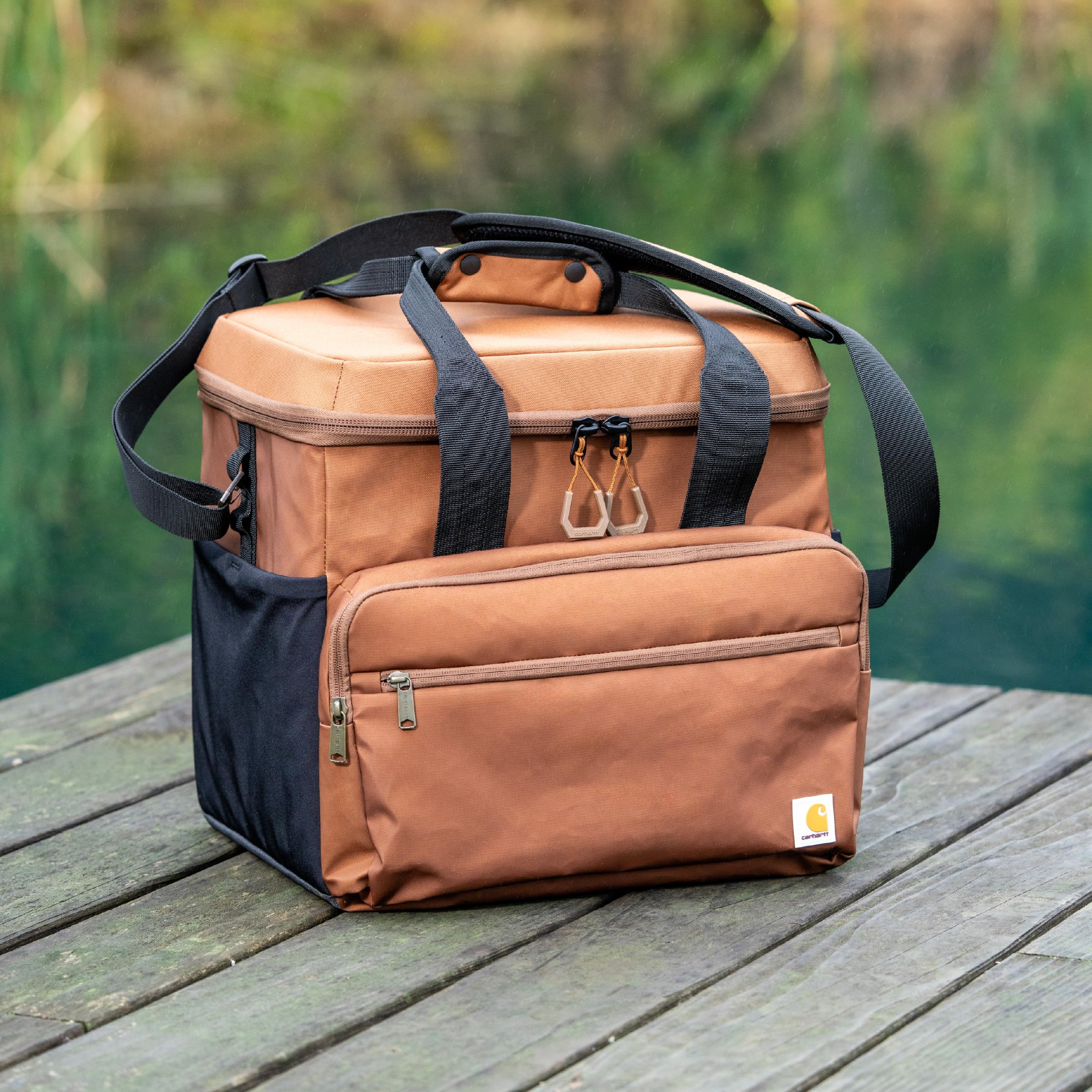 Carhartt easy-clean lined interior for quick wipe-down