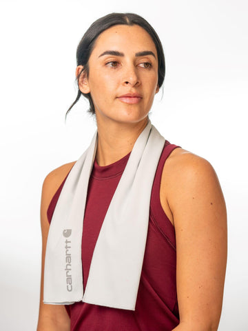 Carhartt Force UPF Mesh Towel fast-dry fabric ideal after workouts.