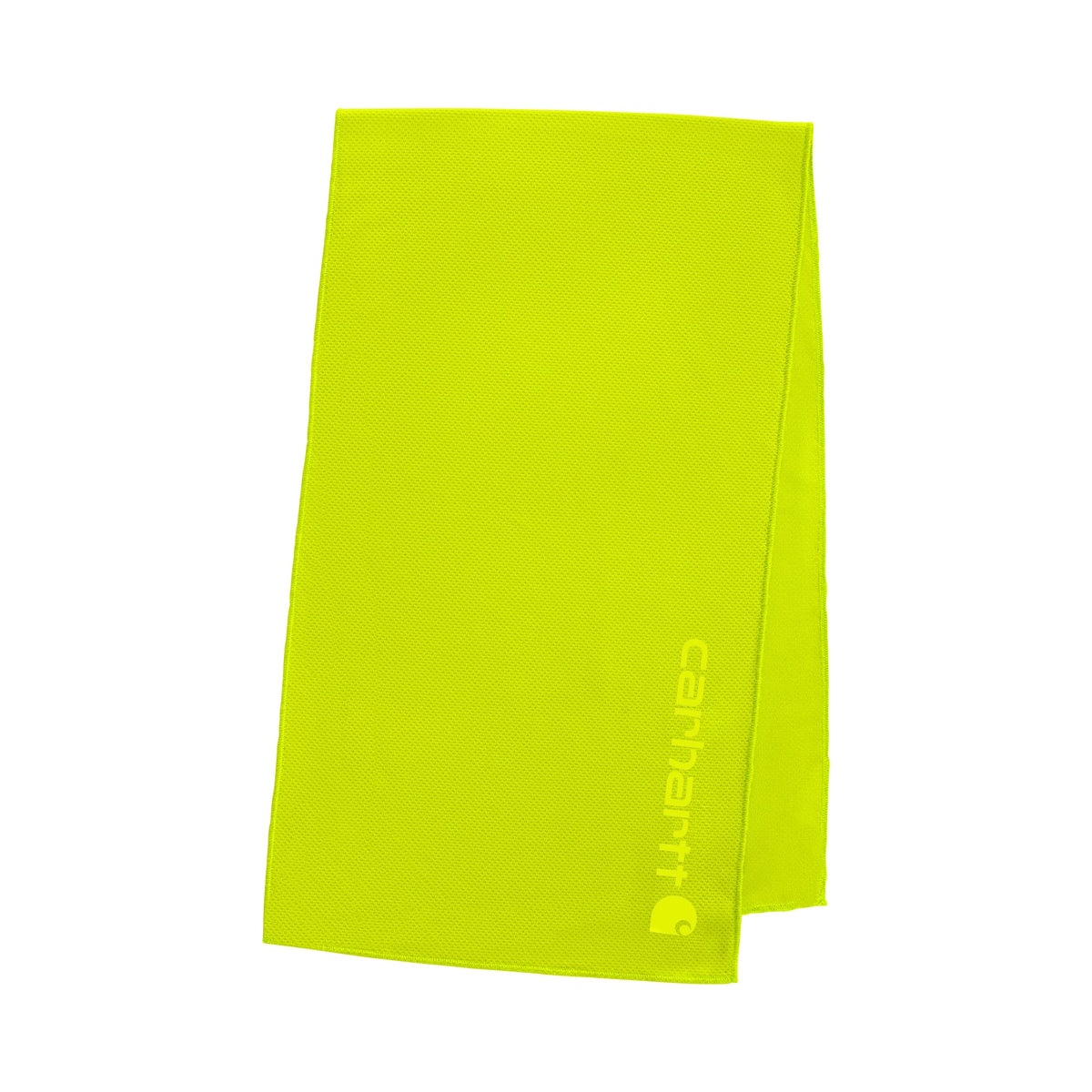 Carhartt Force UPF mesh towel folded for compact cooling and sun protection