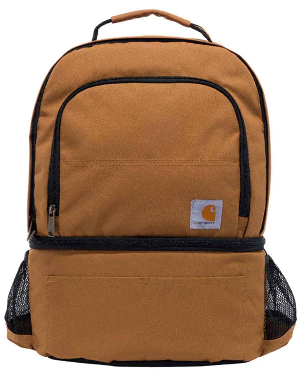 Carhartt insulated backpack with 24-can cooler keeps beverages cool on the go