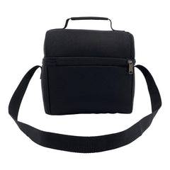 Dual-compartments insulation highlights temperature control in Carhartt lunch box.