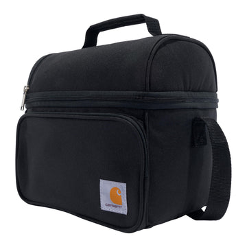 Carhartt insulated lunch-box with spacious-compartments keeps meals organized.