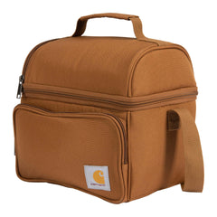 Carhartt lunch box dual compartments keep meals organized for busy workdays.