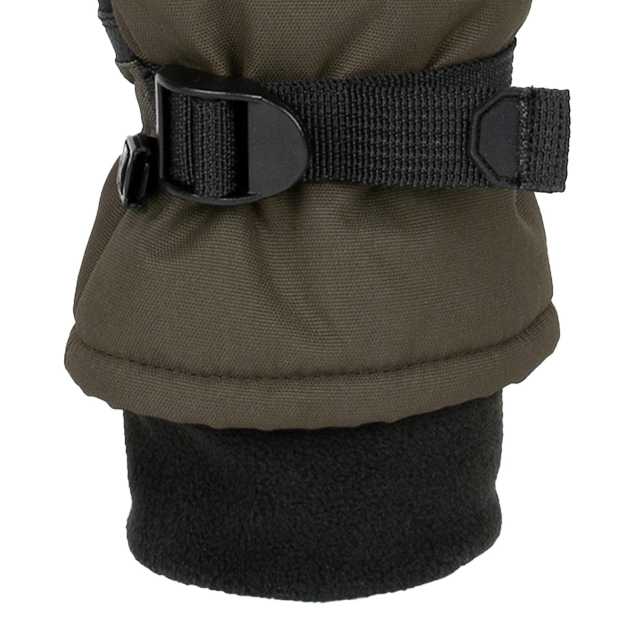 Carhartt mitten with digital grip aids dexterity during outdoor tasks.