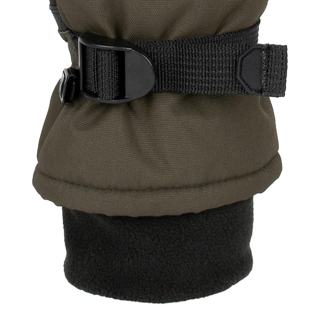 Carhartt mitten with digital grip aids dexterity during outdoor tasks.