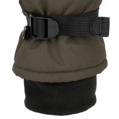 Carhartt mitten with digital grip aids dexterity during outdoor tasks.